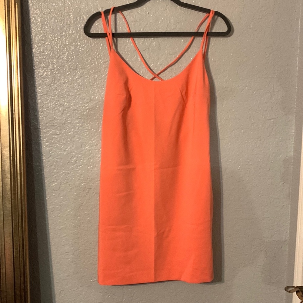 Strappy back mini dress